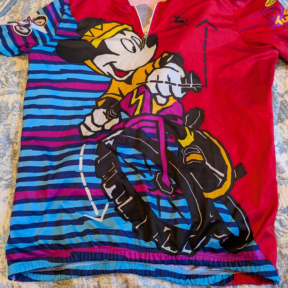 Giordana X Mickey Large Men's Bike Jersey - Picture 2 of 7